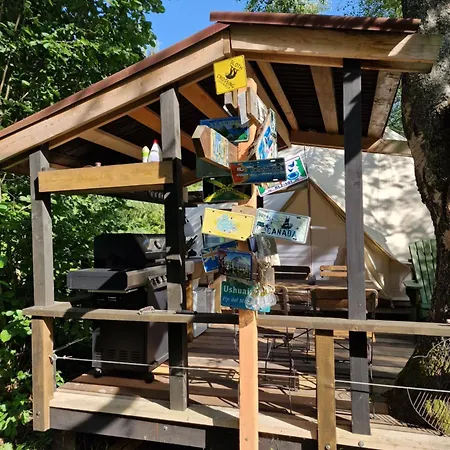Luxusní stan Glamping Symbioza Štôla